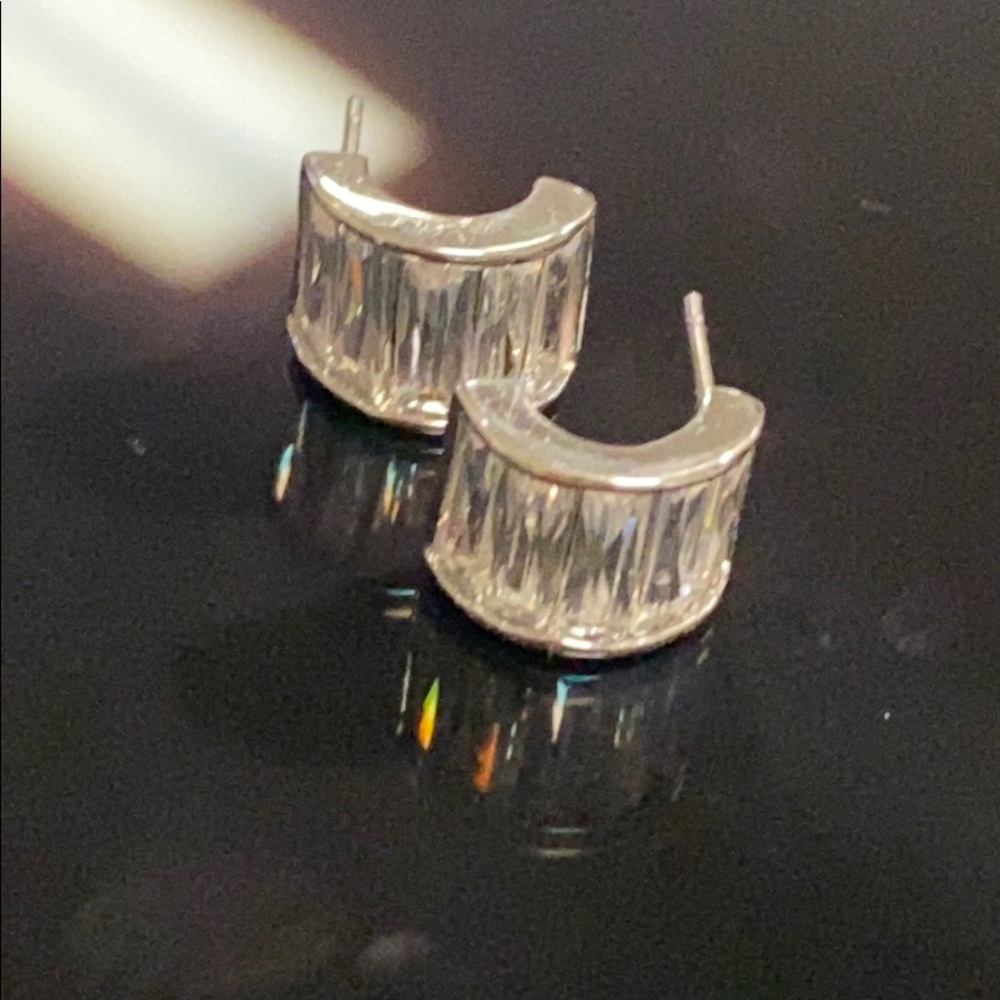 Silver earings